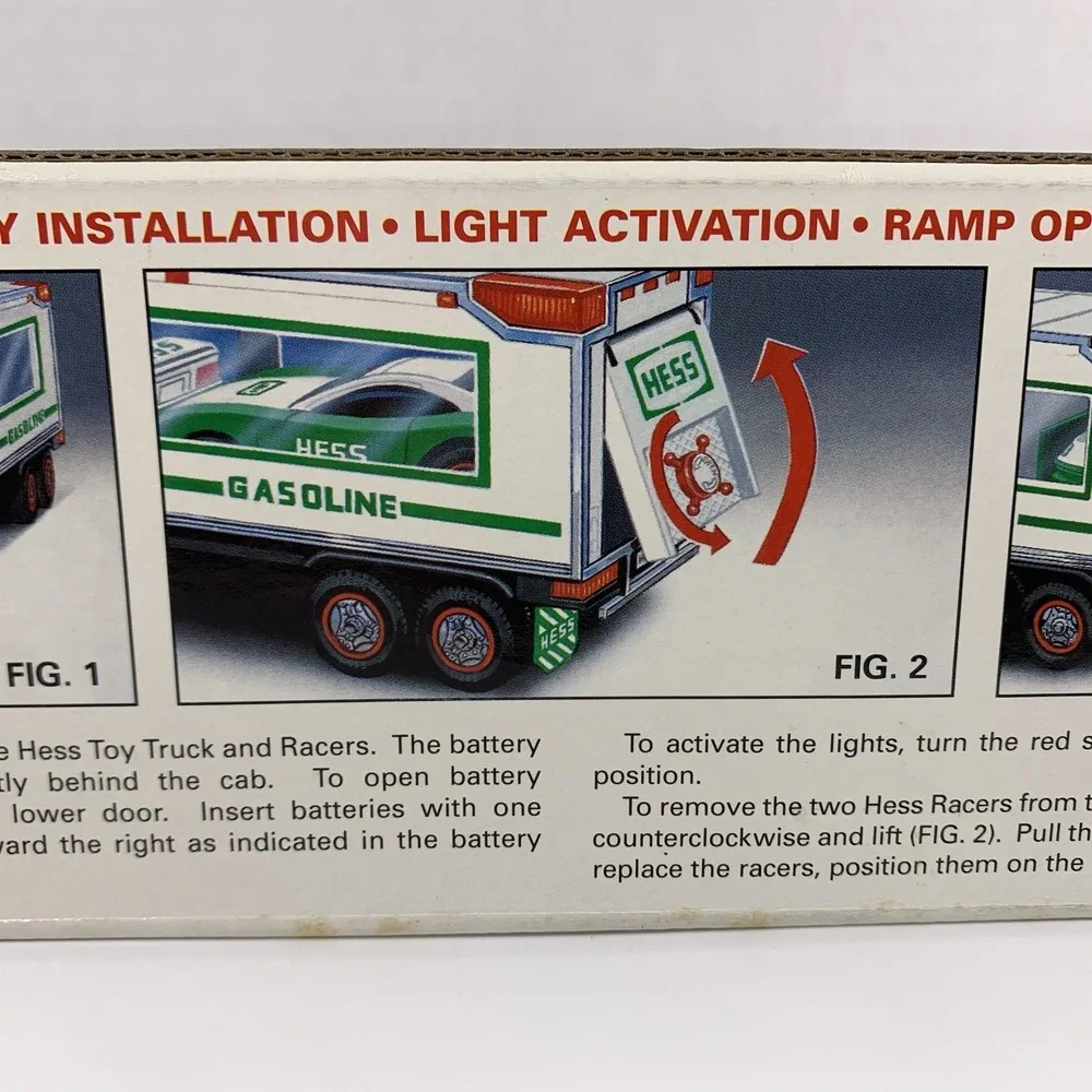 RARE Vintage 1997 HESS Toy Truck and Racers -‎ NEW In Original Box